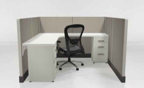 6X6 47″ High Cubicles 2 Files